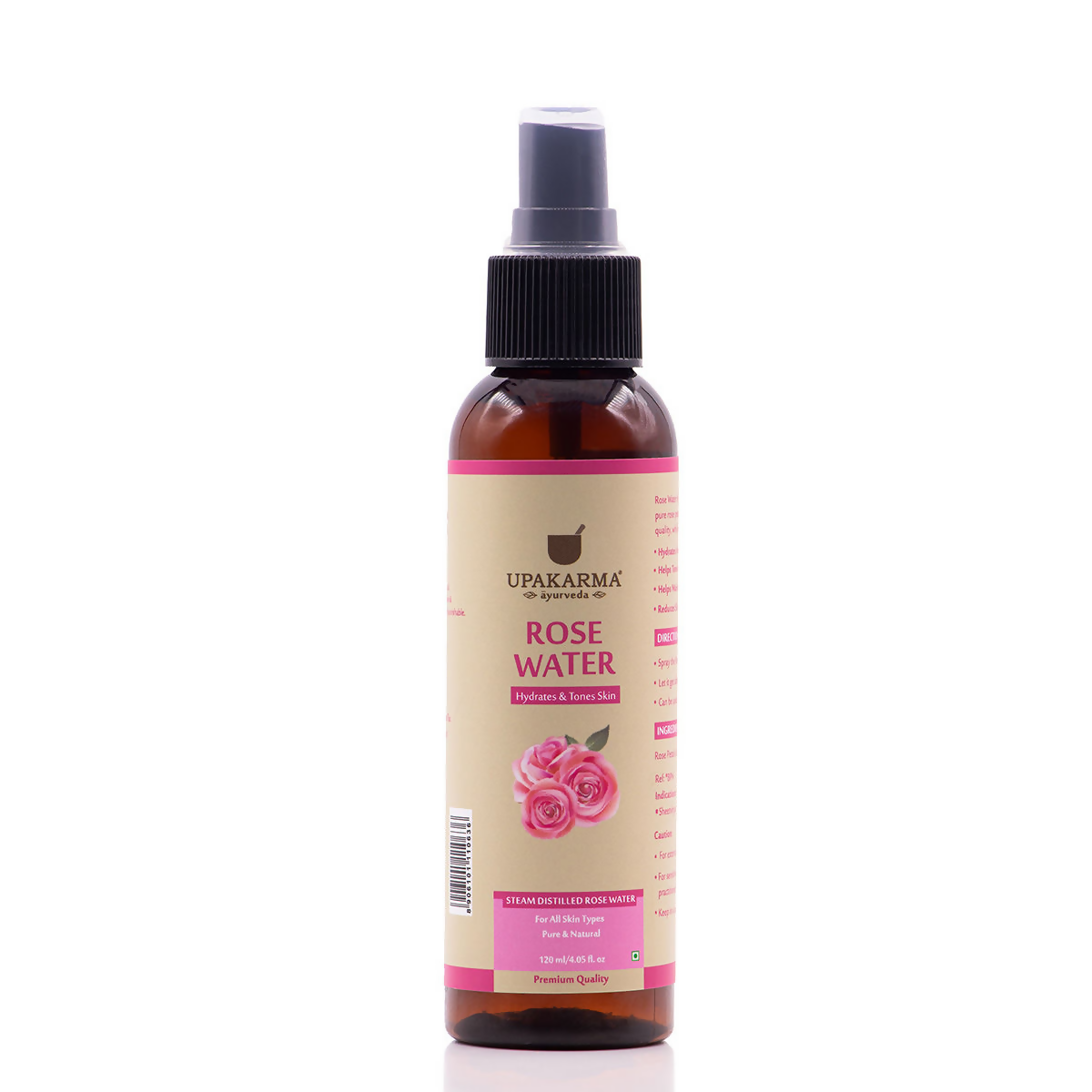 Upakarma Ayurveda Premium Pure And Natural Rose Water | Grocsy