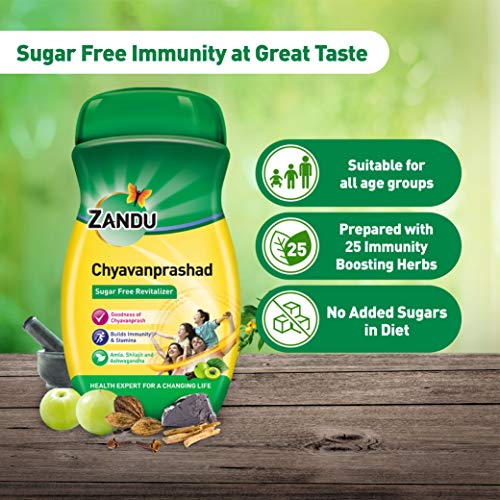 Zandu (Sugar Free) Chyavanprashad - 900 Gm | Grocsy