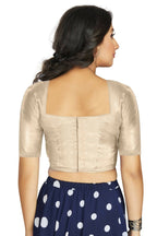 Aastha Fashion Women's Off White Art Silk Designer Traditional Readymade Blouse | Grocsy