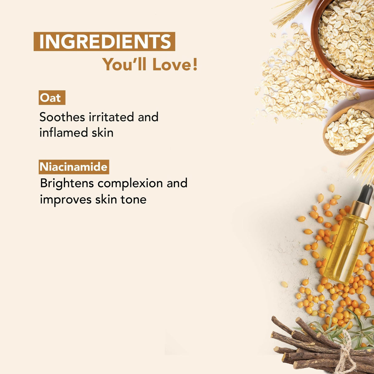 Botanic Hearth Oat & Niacinamide Body Wash Moisturizing & Skin Whitening | Grocsy