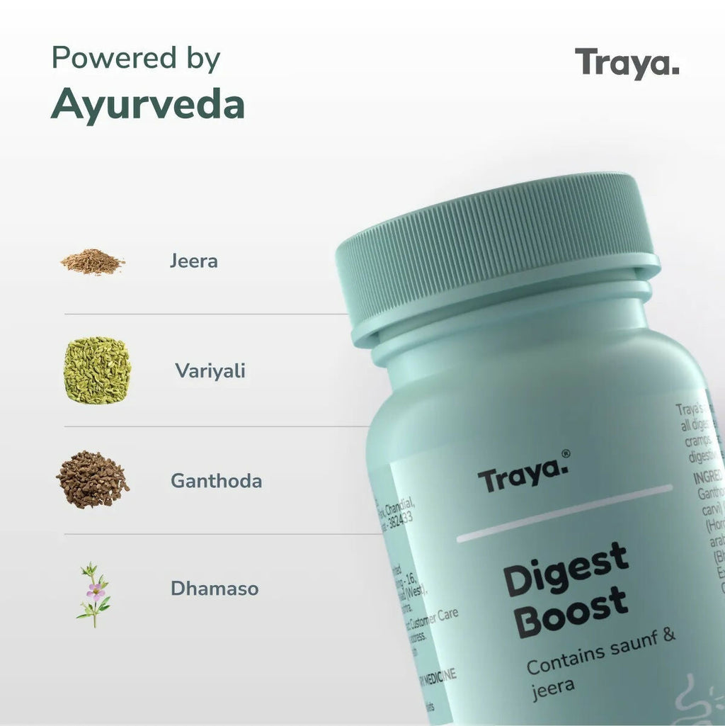 Traya Digest Boost Tablets | Grocsy