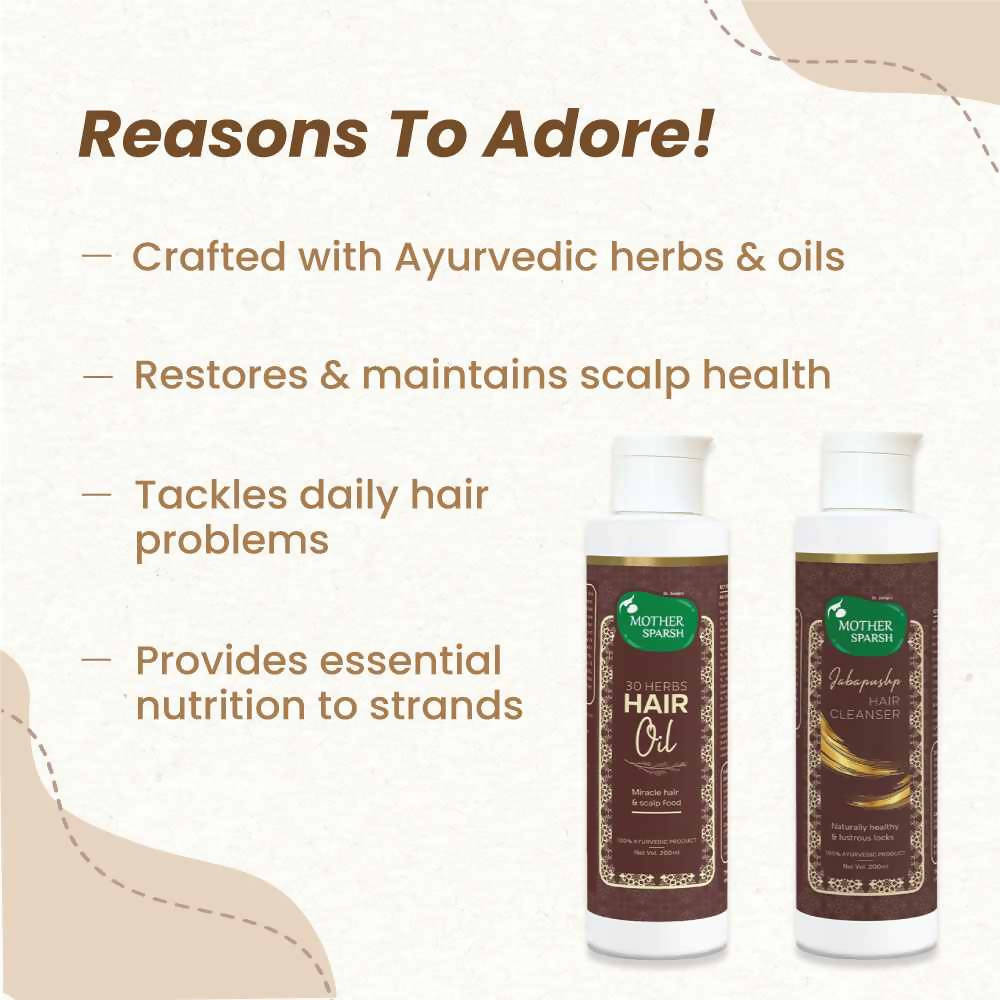 Mother Sparsh Super-Nourish Hair Care Duo | Grocsy