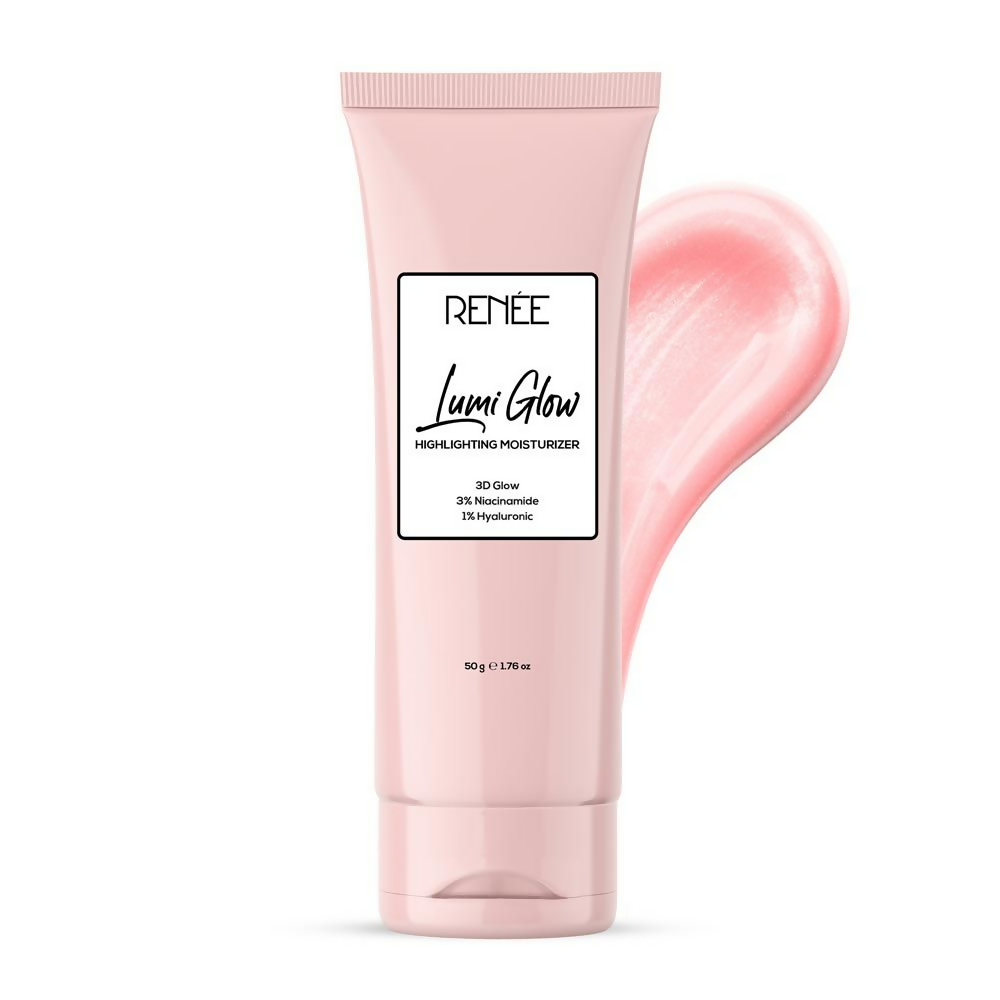Renee Cosmetics Lumi Glow Highlighter Moisturizer 3D Glow 3% Niacinamide 1% Hyaluronic | Grocsy