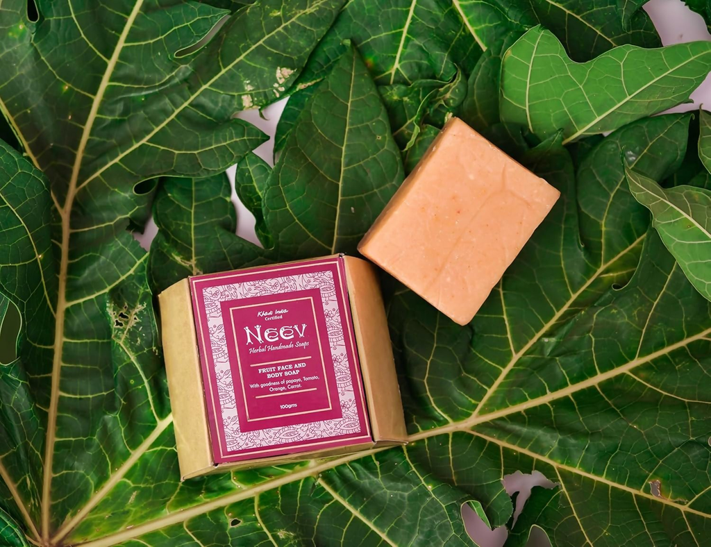 Neev Herbal Handmade Soaps Fruit Face And Body | Grocsy