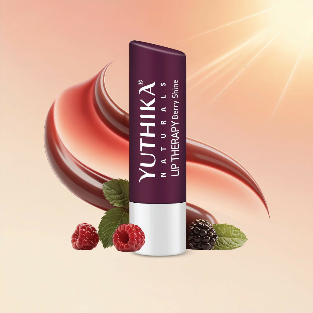 Yuthika Moisturizing Lip Balm – Berry Shine | Grocsy