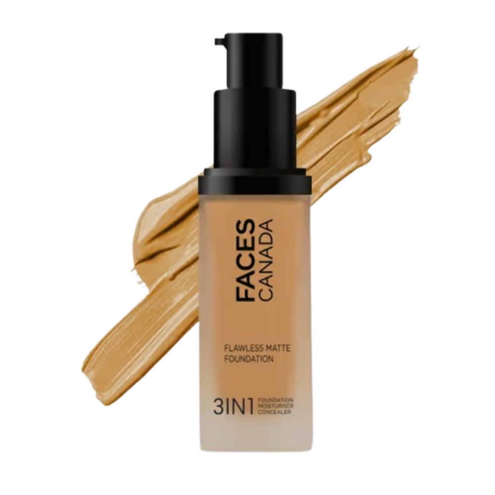 Faces Canada Flawless Matte Foundation - Warm Sand 042 | Grocsy