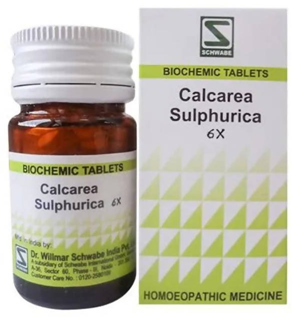Dr. Willmar Schwabe India Calcarea Sulphurica Biochemic Tablets | Grocsy