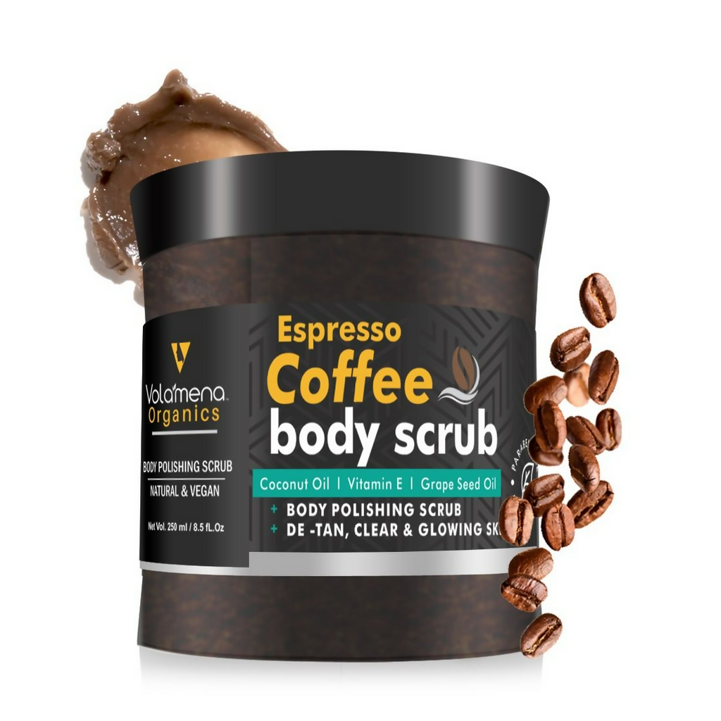 Volamena Arabica Espresso Coffee Body Polishing Scrub | Grocsy