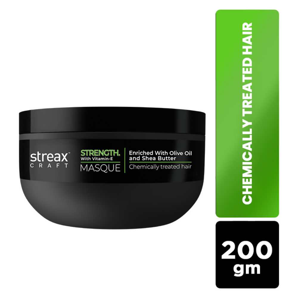 Streax Craft Strength Mask Hair Spa For Chemically Treated Hair Strength With Vitamin-E | Grocsy