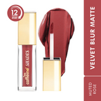 mCaffeine Shades Velvet Blur Matte Liquid Lipstick 12 Hrs Stay & Lightweight - Muted Rose | Grocsy