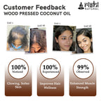 Rishi Natural Coconut Oil Wood Pressed Skin And Hair | Grocsy
