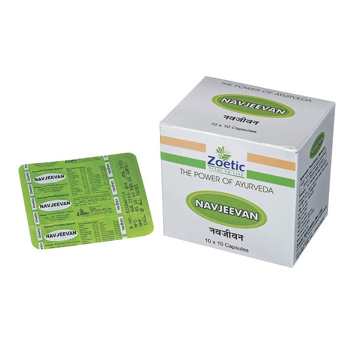 Zeotic Ayurveda Navjeevan Capsules | Grocsy