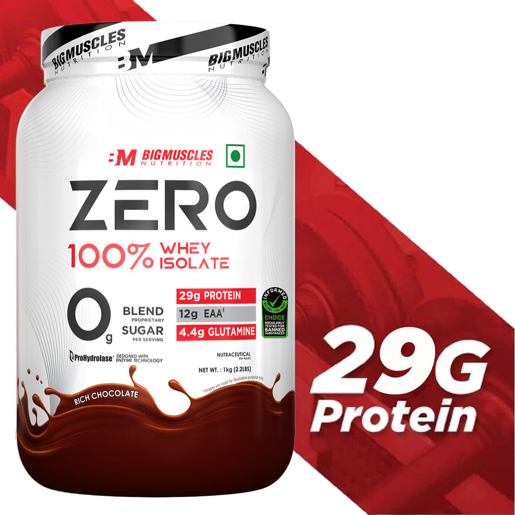 Big Muscles Nutrition Zero Whey Protein | Grocsy