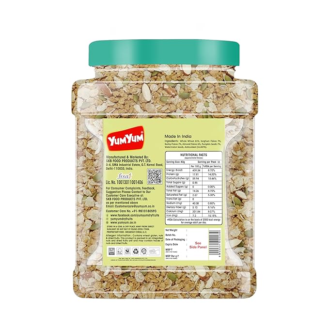Yum Yum Zero Added Sugar Muesli Jar | Grocsy