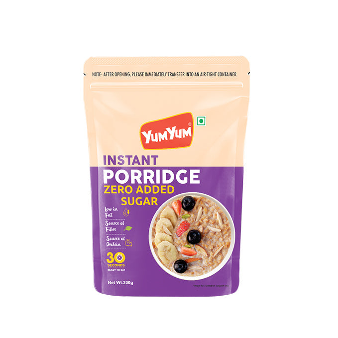 Yum Yum Instant Zero Added Sugar Porridge Pouch | Grocsy