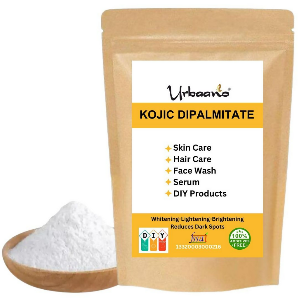Urbaano Herbal Pure Kojic Acid Dipalmitate Powder for Skin Serum, Cream | Grocsy