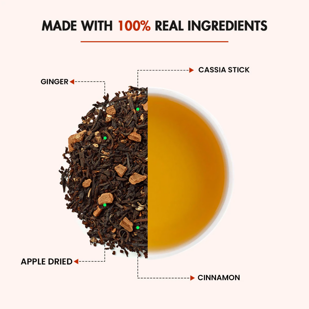 Tea Treasure Loose Leaf Apple Spice Tea | Grocsy