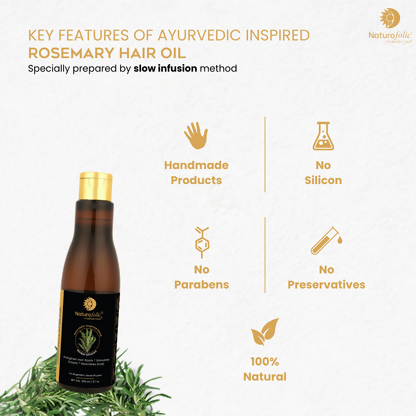 Prakruth Care Ayurvedic Inspired Rosemary Hair Oil | Grocsy