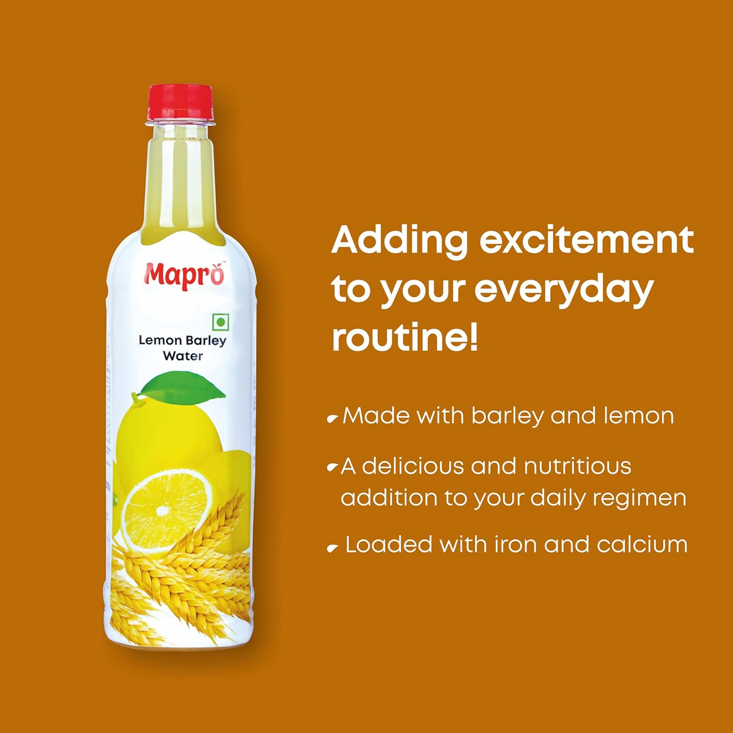 Mapro Lemon Gluten Free Barley Water | Grocsy