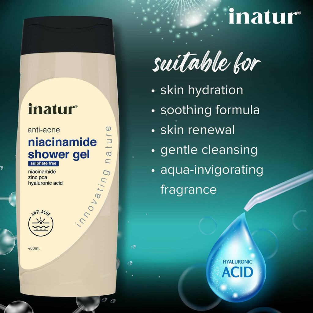 Inatur Niacinamide Shower Gel | Grocsy