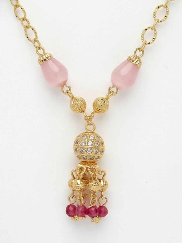 NVR Women Gold Plated Multicolour chain | Grocsy