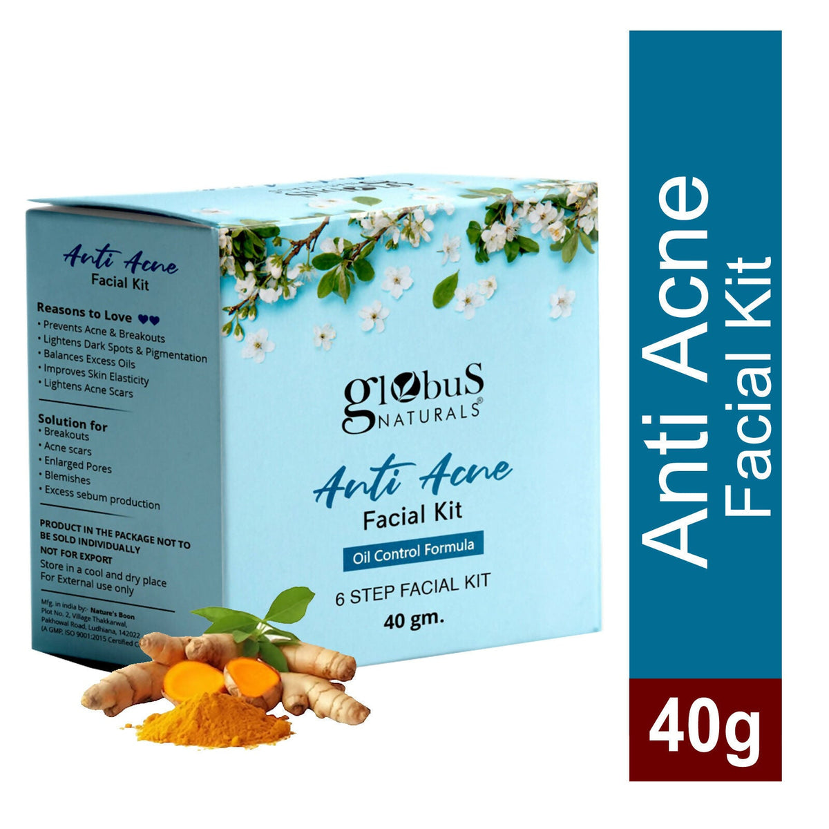 Globus Naturals Anti Acne 6 Step Facial Kit | Grocsy