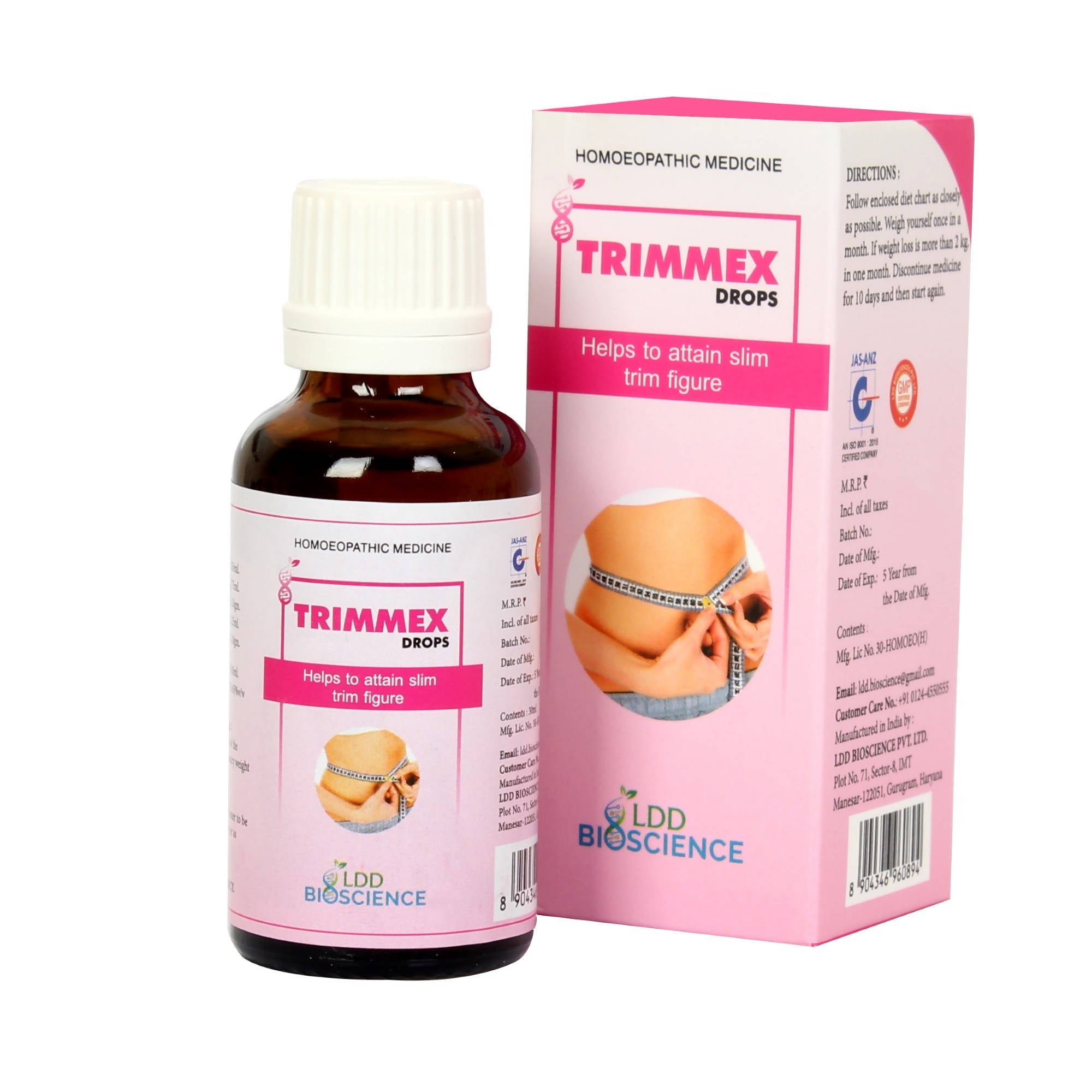 LDD Bioscience Homeopathy Trimmex Drops | Grocsy