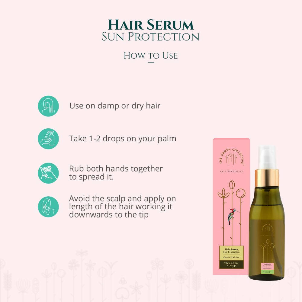 The Earth Collective Hair Serum - Sun Protection | Grocsy