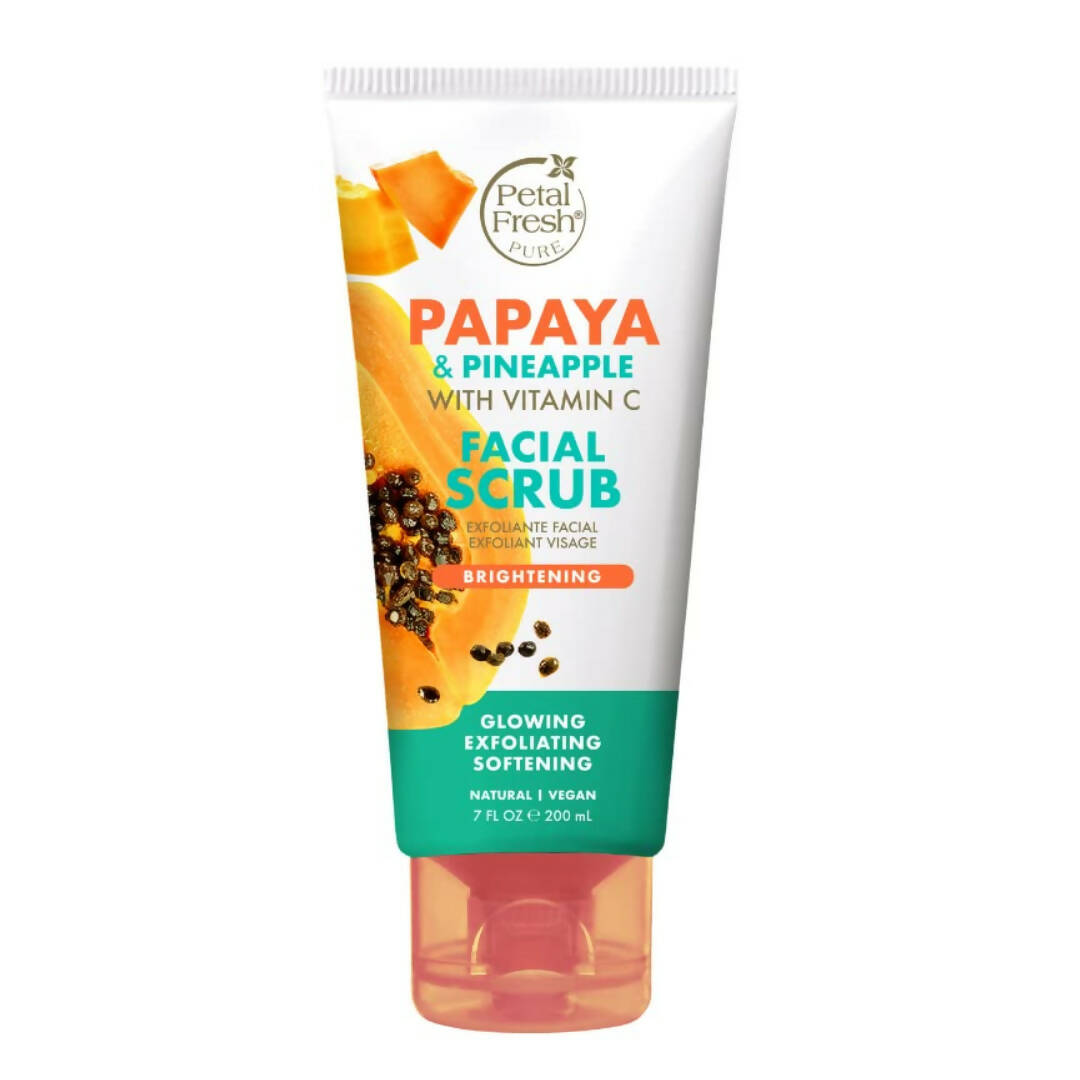 Petal Fresh Brightening Papaya & Pineapple Facial Scrub | Grocsy