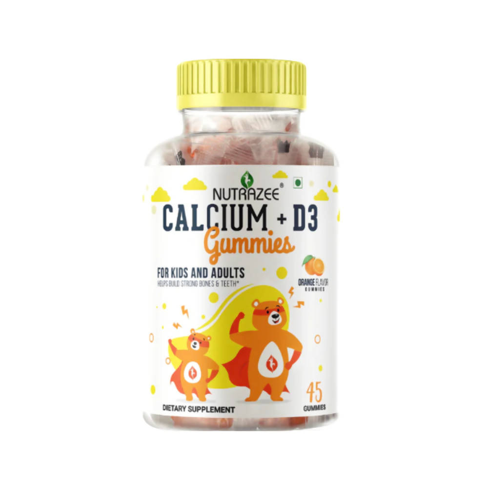 Nutrazee Calcium + Vitamin D3 Gummies | Grocsy