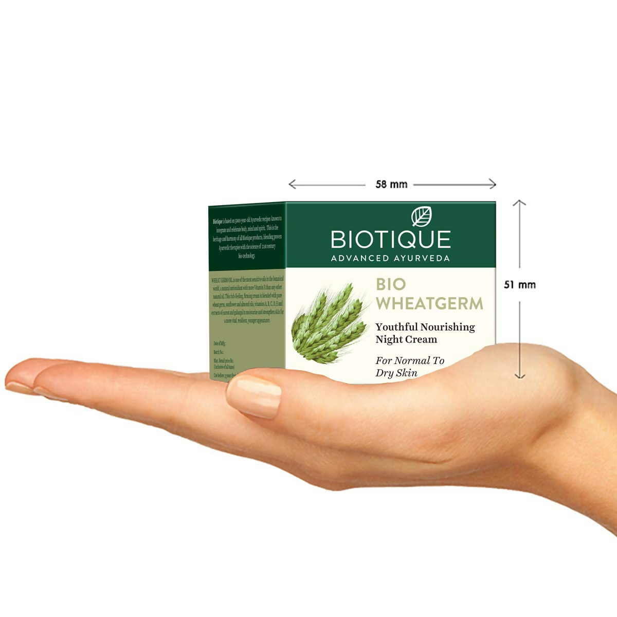 Biotique Firming Face & Body Cream - Bio Wheat Germ | Grocsy