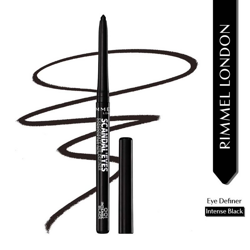 Rimmel London Scandaleyes Exaggerate Eye Definer - Intense Black | Grocsy