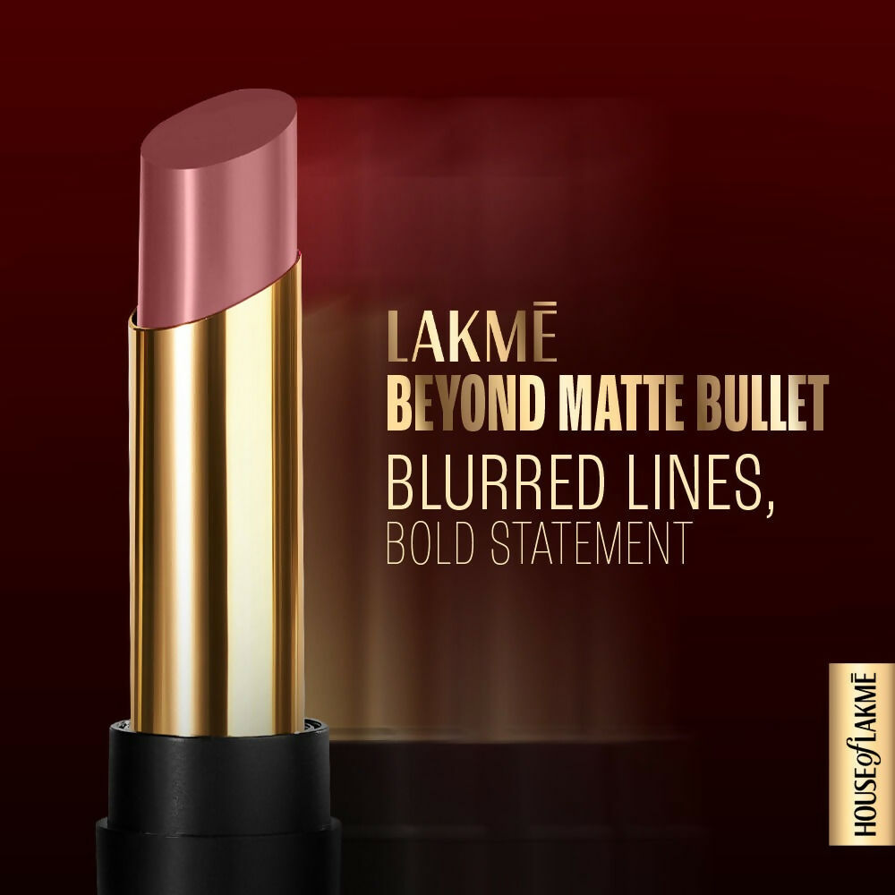 Lakme Absolute Beyond Matte Lipstick - 302 Nude Nectar | Grocsy