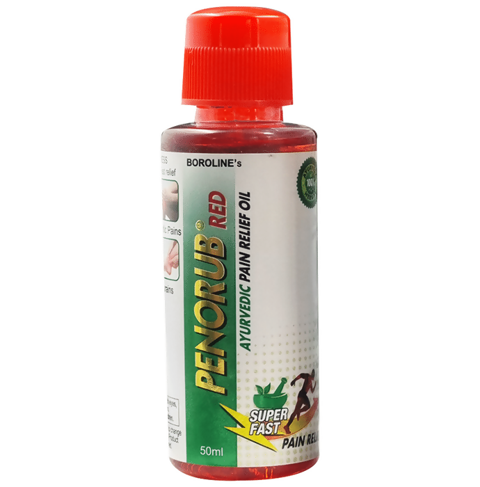 Boroline Penorub Red Super Fast Pain Relief Oil | Grocsy