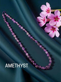 Joban Fashion Women Lavender Gemstone Necklaces, Amethyst Graduated | Grocsy