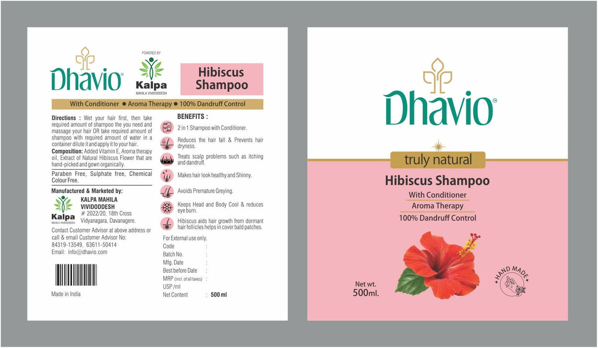 Dhavio Hibiscus Shampoo | Grocsy