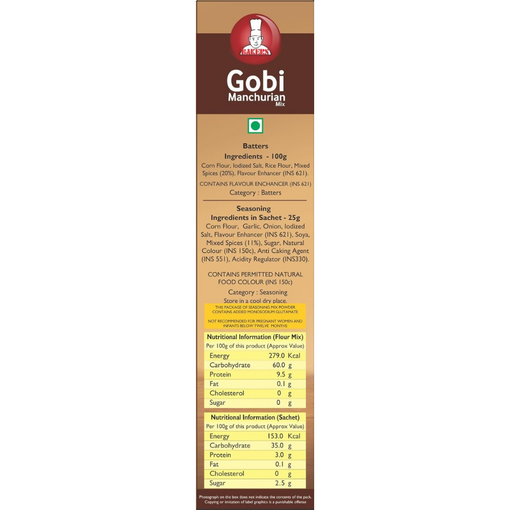 BAKERS Gobi Manchurian Mix | Grocsy
