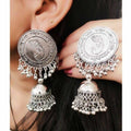 MS Fashion India Lord Ganesh Symbol Silver Color Jhumka Earrings | Grocsy