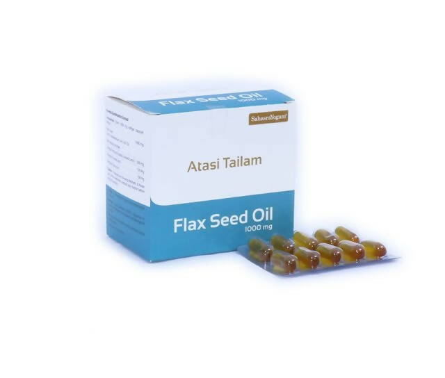 Sahasrayogam Atasi Tailam (Flax seed Oil) Capsules | Grocsy