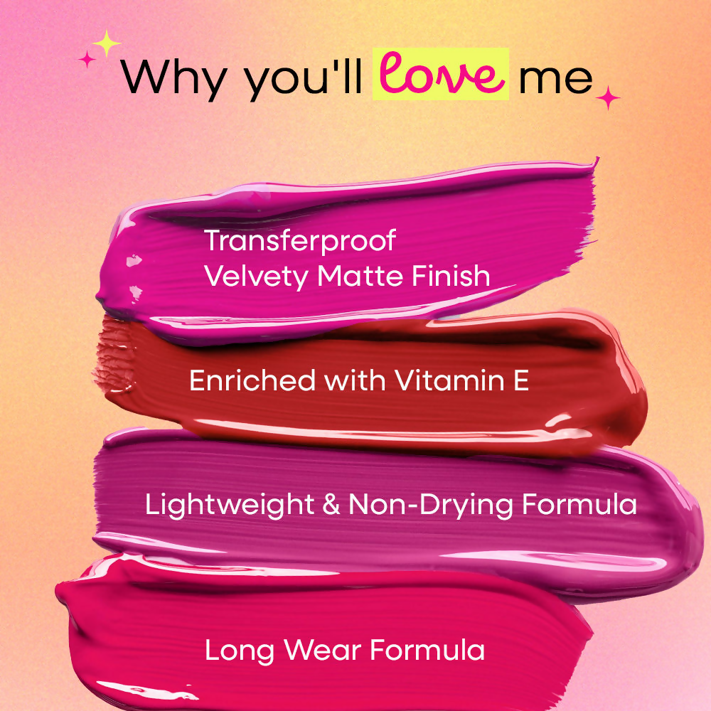Nykaa Matte To Last Transferproof Liquid Lipstick - Chai -18 | Grocsy