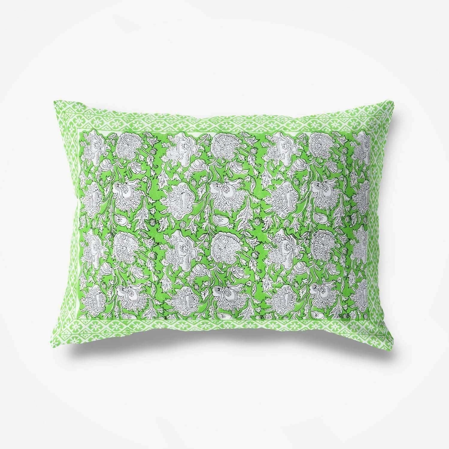 Hand Block Printed Jaipuri Double 90x108 Inches Bedsheet/Bedspread with 2 Pillow Covers | Grocsy