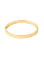 NVR Men's Gold Metal Interlock Kada Bracelet | Grocsy