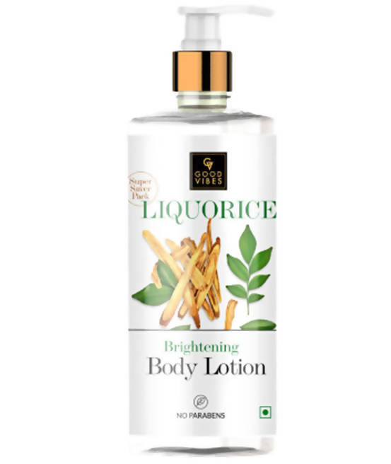 Good Vibes Liquorice Brightening Body Lotion | Grocsy