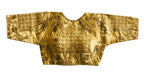 Vamika Beautiful Golden Banglori Silk Embroidery Blouse | Grocsy