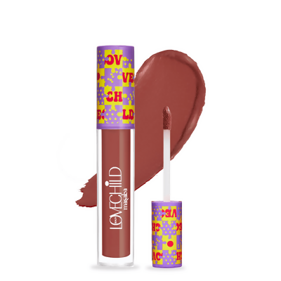LoveChild By Masaba Gupta It Fits Transfer-proof Mauve Pink Liquid Lipstick | Grocsy