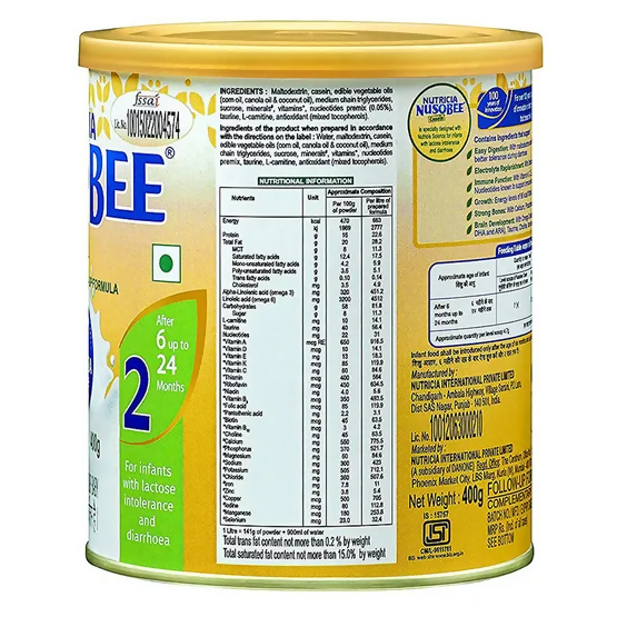 Nutricia Nusobee Casein 2 Infant Formula, Stage 2, 6 to 24 Months | Grocsy