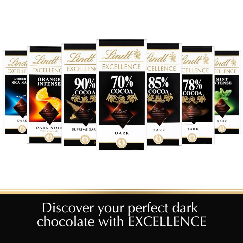 Lindt Excellence 85% Cocoa Dark Chocolate | Grocsy