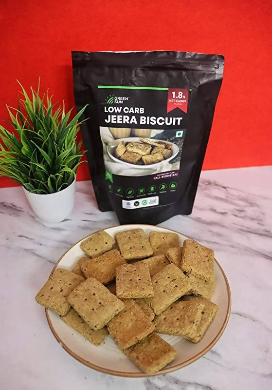 Green Sun Low Carb Jeera Biscuits | Grocsy