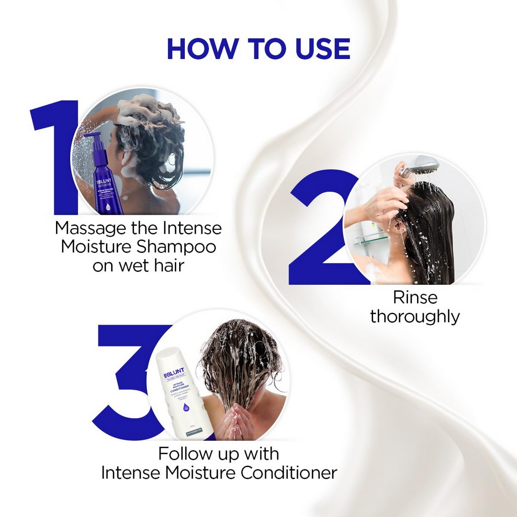 BBlunt Intense Moisture Shampoo and Conditioner Combo | Grocsy