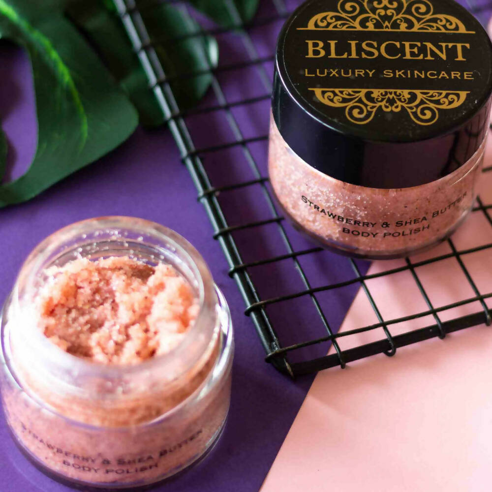 Bliscent Strawberry & Shea Butter Body Polish | Grocsy